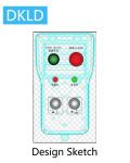 Two-way single speed switch industrial remote control