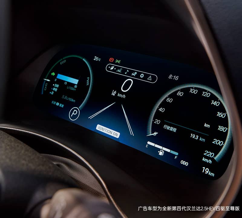 2023 GAC TO-YOTA Highlander Hybrid Electric Vehicle 2.5T 192 HP Automatic Air Conditioner 7 Seat Adult Luxury Medium SUV