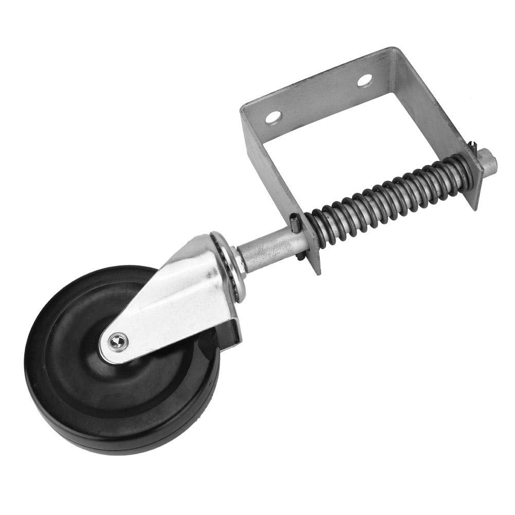 Rolling Gate Wheels Swivel For Wood Or Metal Gates Customized Zinc Plated