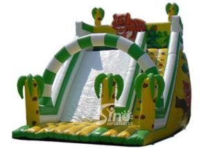 Quality 6 Mts High Kids Outdoor Inflatable Jungle Slide Made Of 0.55mm Pvc Tarpaulin wholesale