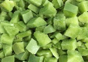Quality Wholesale Chopped Individually Flash IQF Frozen Green Bell Pepper Diced/Green Pepper Cubes wholesale