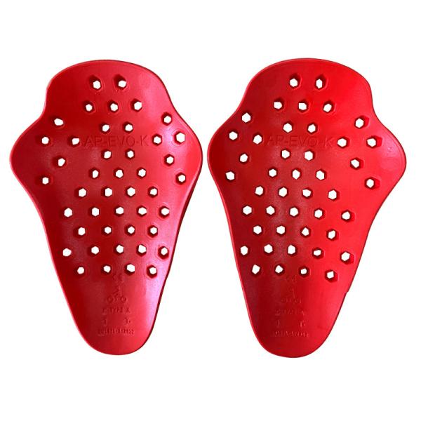 ISO-Certified Red Slow Rebound PU Shoulder and Elbow Protectors for Professional