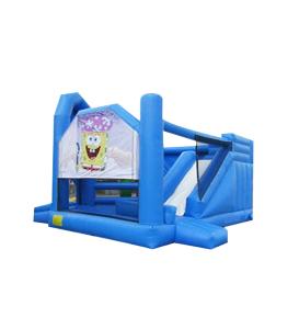 Quality Spongebob Park Bouncy House With Inflatable Slide For Rentals wholesale