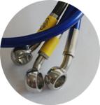 DOT FMVSS106 approved 1/8 SAE J1401 standard colored stainless steel braided