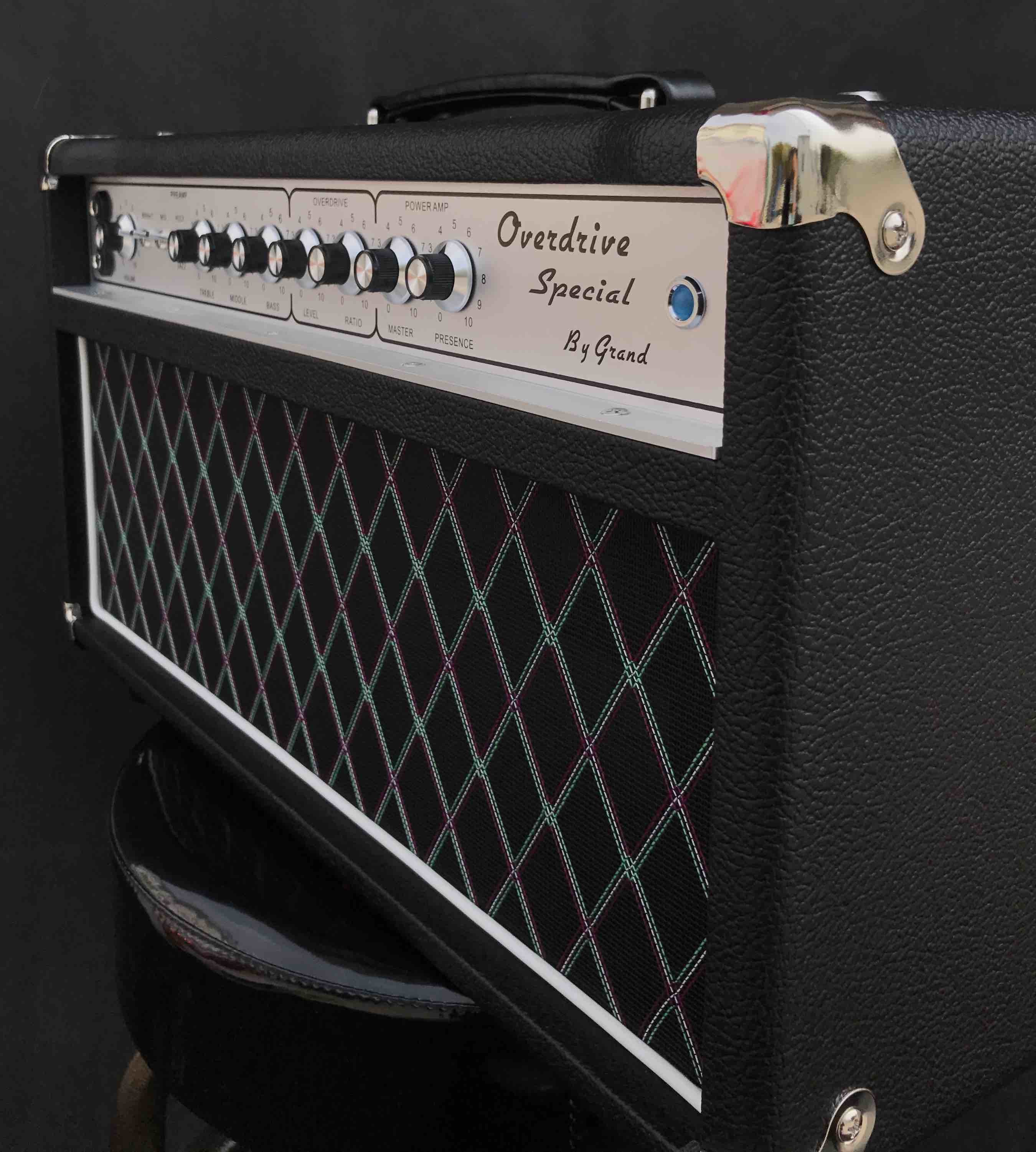 Grand Boutique Hand-wired Overdrive Special ODS50 Amp Head 50W in Black or Brown Tolex Custom Faceplate is Available