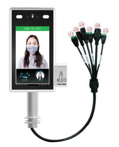 Quality DC 12V 2.0MP Face Recognition Thermo Temperature Scanner wholesale