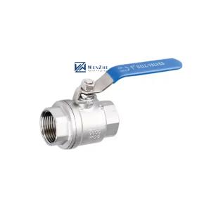 Quality 304 Stainless Steel 1000wog High Platform Ball Valve 3A DIN NPT BSPT BSPP 2-1/2&quot; Medium wholesale