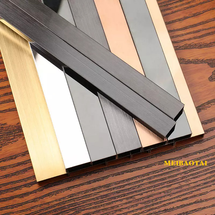Customized Size Stainless Steel Tile Trim for Wall Stair Floor Ceiling Decoration