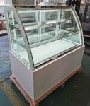 Commercial Curve Glass Pastry Refrigerator Showcase For Bakery Digital