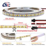 180 SMD2835 Warm White Natural Light Flexible LED Strip Light 5 for Bathroom