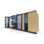 Steel Frame Galvanized Steel Bending 180g for 20ft Studio Wooden Exterior Walls