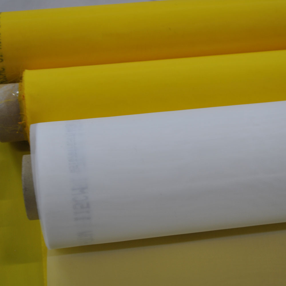 300 Mesh 50um Polyester Silk Screen Fabric , High Elasticity Polyester Printing Mesh