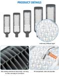 3000-6500K IP65 Waterproof 50 - 200w LED Street Light Die-casting Aluminum