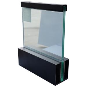 Quality Frameless Aluminium Balustrade Systems Glass Railing Satin Finish For Balcony wholesale