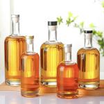 Customized Glass Bottle Design for Alcoholic Beverages Whisky Vodka Brandy and