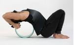 TPE & ABS Fitness Yoga Wheel for Balance Training. fitness.gym yoga wheel