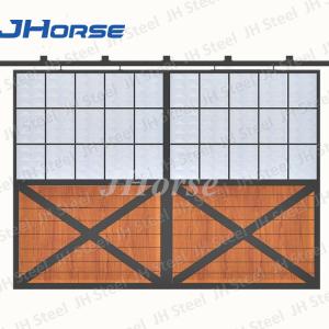 Quality Bamboo wood painted equestrian Economy large horse Stable Fronts wholesale