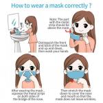 Adjustable Anti Spitting Disposable 3 Layer Individual Mask