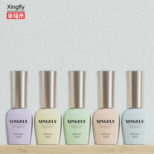 15ml Gel Nail Polish Glass Bottle Custom Design Empty For Nail Polish With Cap