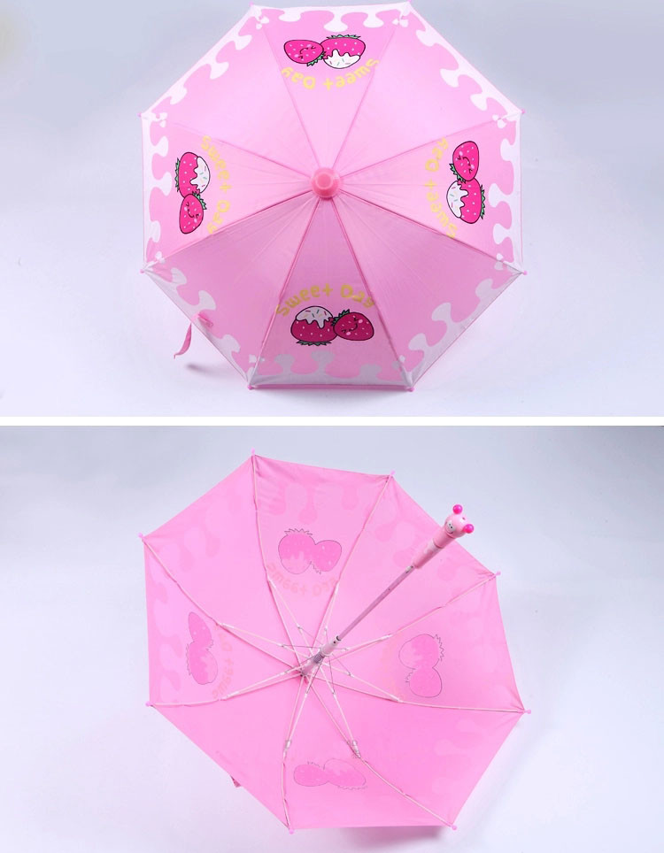 Cute Carton Waterproof Golf Umbrella For Children