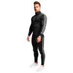 65% cotton 35% polyester Male Athletic Full Zip Tracksuit Digital Sublimation
