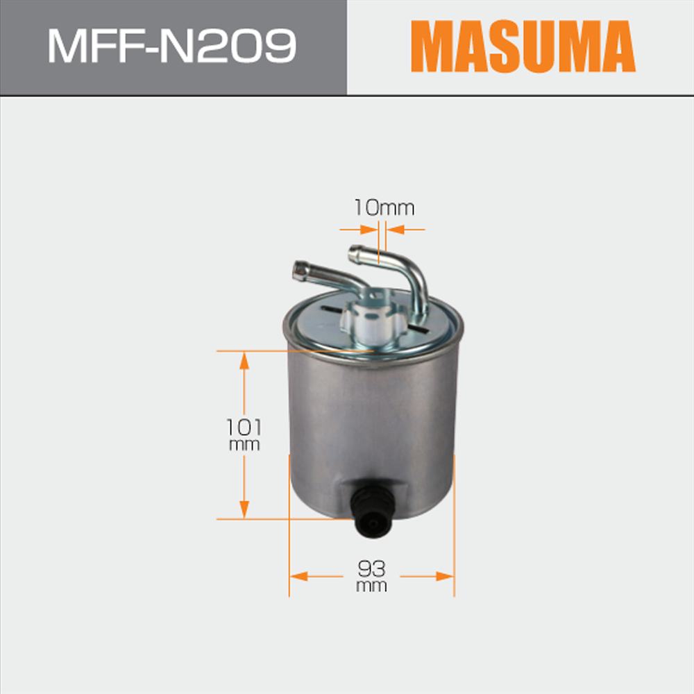 15*11*11cm MFF-N209 Billet Carburetor Pry Car Oil Fuel Filter 16400EC00A 16400-EC00A for Nissan Navara