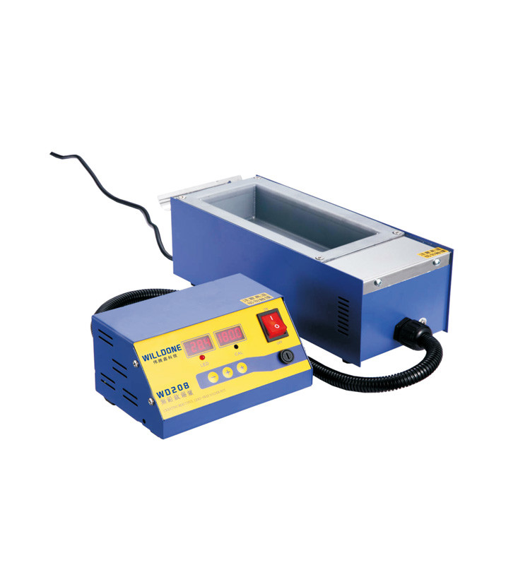 1000W Blue Color Dip Soldering Pot Corrosion Resisitance High Accuracy