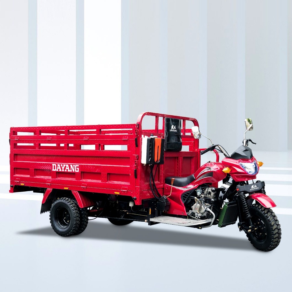 300cc Heavy Duty Q8 5 Wheels Motorized Cargo Tricycle for Passenger Transportation