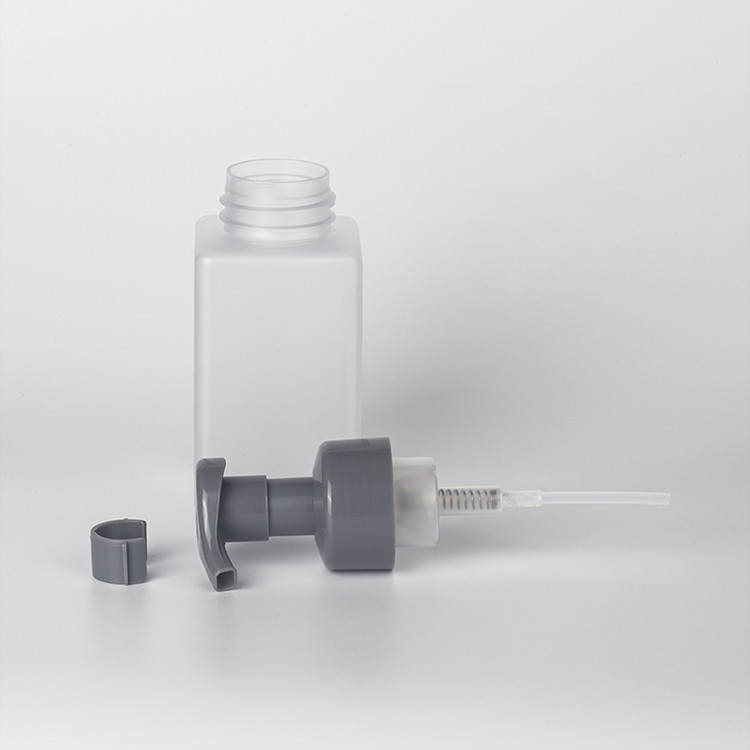 Recycled PET Cosmetic Foam Bottle Transparent Multiusage 60mm width