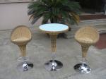 Pool Resin Wicker Bar Set