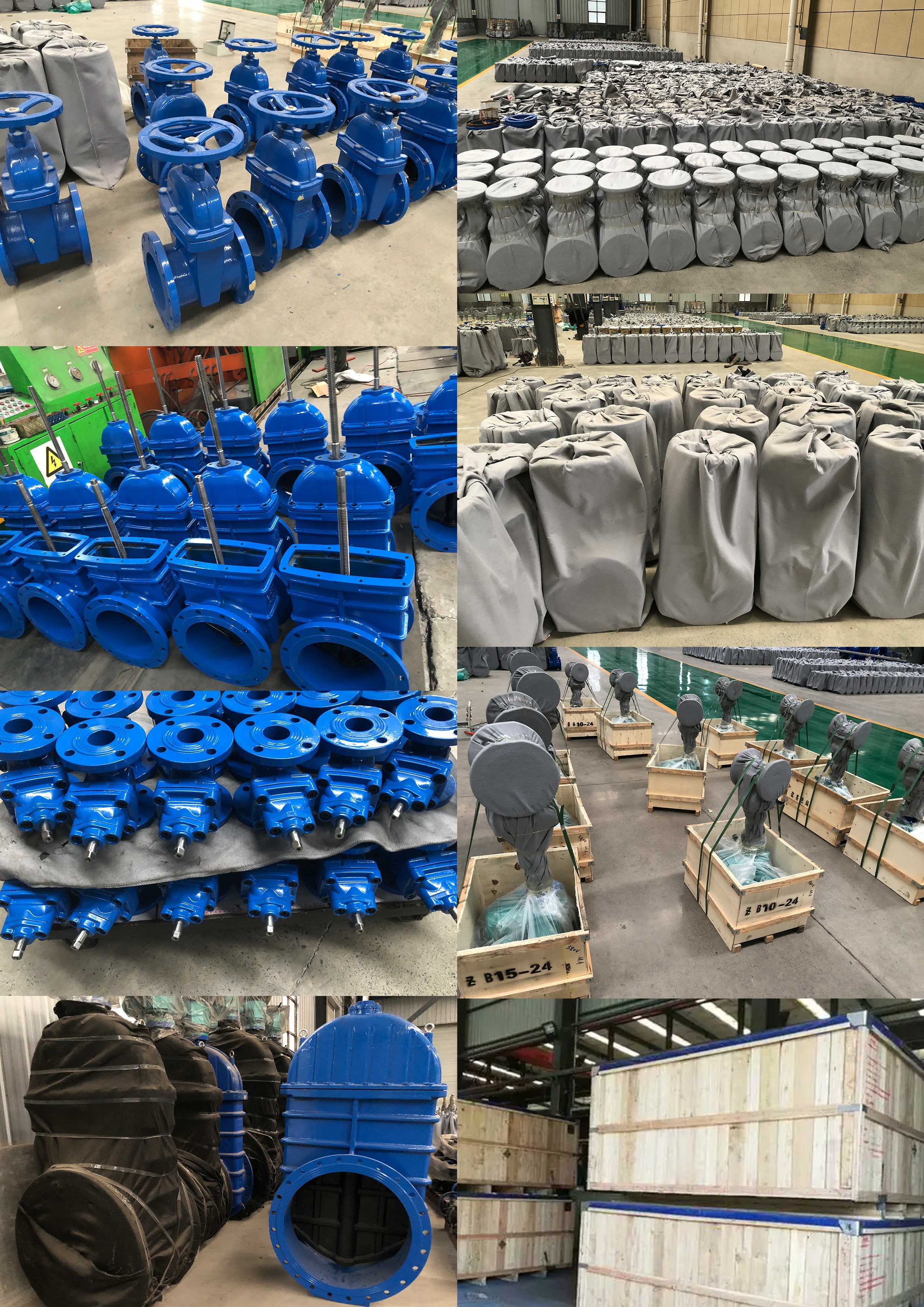 Hard Seal Flange Ductile Iron Gate Valve PN16 Metal Seat Stem Gate Valve