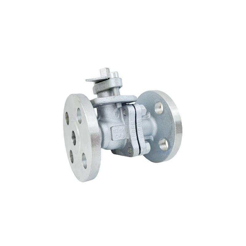 2-PC Stainless Steel CF8m SS316 304 Pn16 Flanged Ball Valve