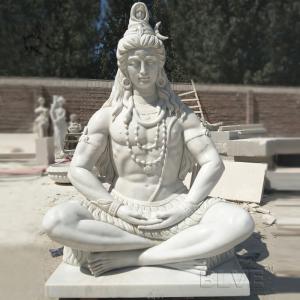 Quality Marble Lord Shiva Statue Buddha Sculpture Garden Hand carved Life Size India God wholesale
