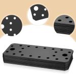 8 Pcs Flat Joining Plates Metal Mending Plates Perforated For Furniture Repair