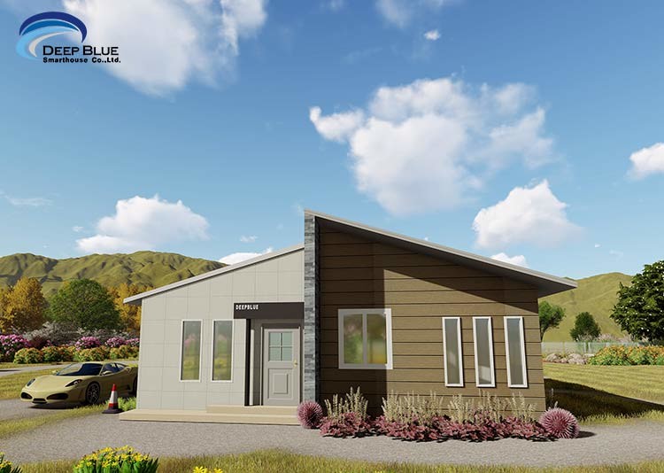 Strong Mobile Steel Structure Homes /Light Gauge Steel Wall 2-Storey Luxury Villa