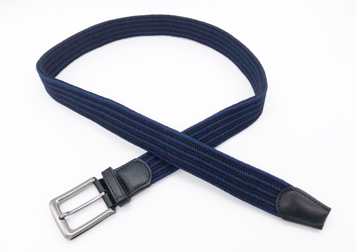 Blue Color Polyester Webbing Belt Casual Style Fashion Design 234g Weight