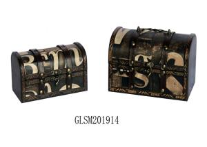 Quality L21*12 Leather Storage Trunk wholesale