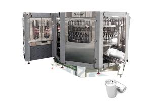 Quality Rotary Carbonated Aluminum Can Filling Machine For Beverage wholesale
