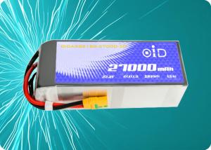 China 22.2V 27000 mAh Battery 200 Cycles 100A Battery For Drone on sale