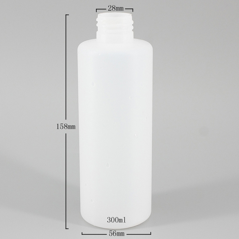 Customized 280ml 300ml Cylindrical Shampoo Pump Bottles