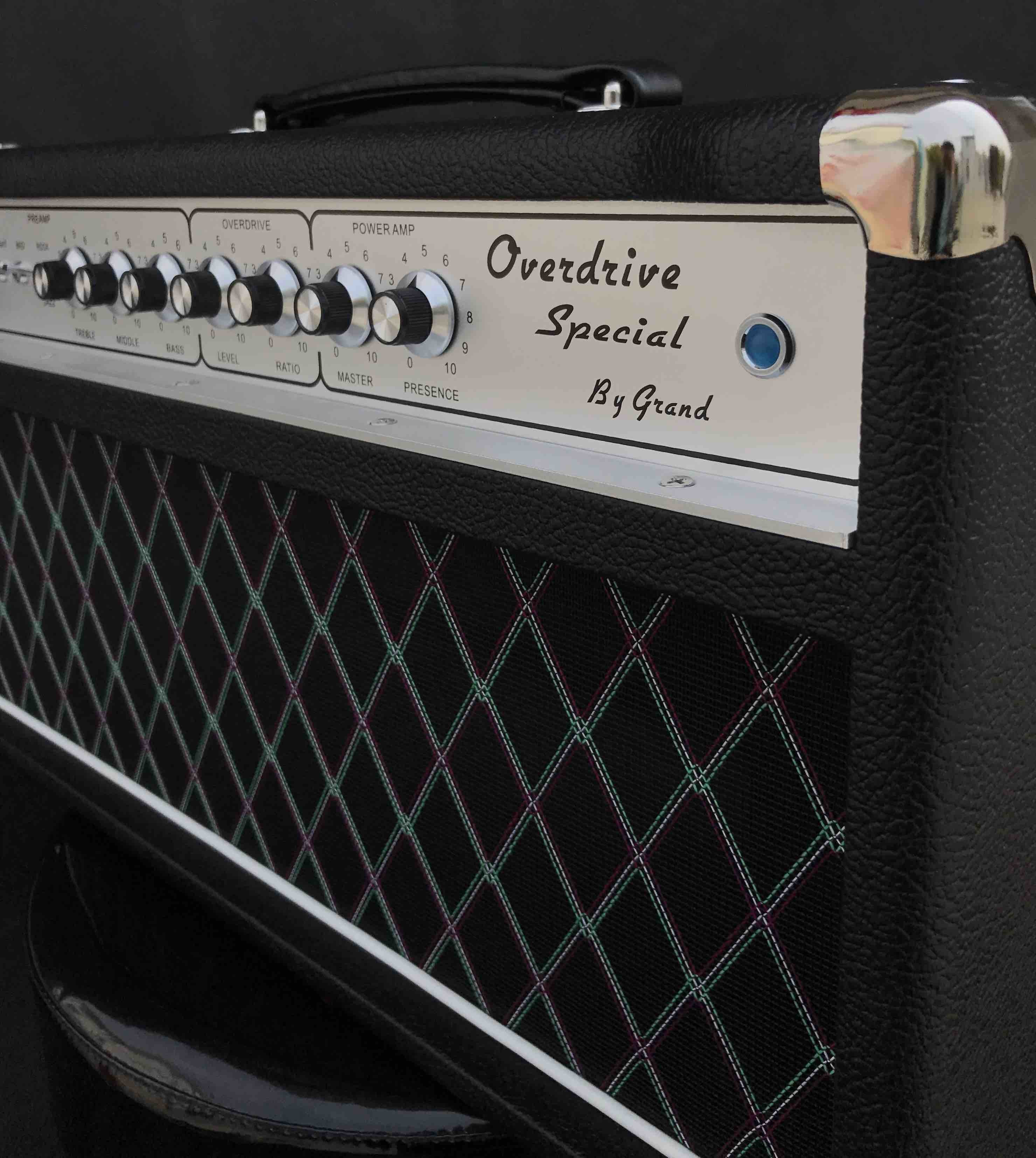 Grand Boutique Hand-wired Overdrive Special ODS50 Amp Head 50W in Black or Brown Tolex Custom Faceplate is Available