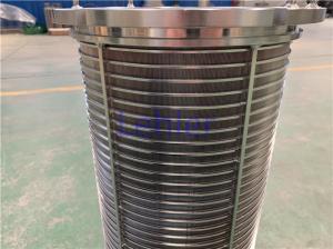 Quality Fine Chemical Filtration Wedge Wire Filter Elements Automatic Self Cleaning wholesale