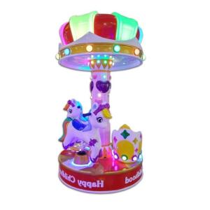 Quality Coin Operated Carousel Kiddie Ride Horse Game Machine 230V OEM wholesale