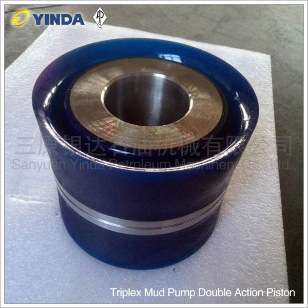 UNBT-1180 Mud Pump Piston With NBR Rubber Piston Pump Structure Oil Drilling Industry