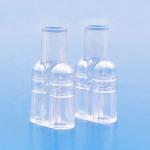Straight Plastic Medical Components Three Way 4.0mm Tube Luer Connectors