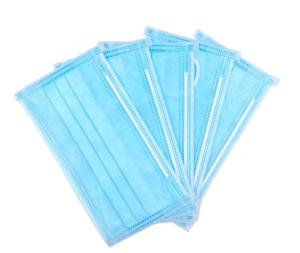 Quality Ear Hanging Disposable Safety Mask Three Layer Light Weight Good Skin Tolerance wholesale