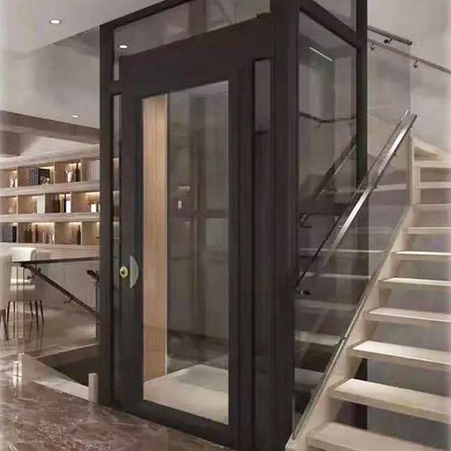 Villa VVVF Residential Passenger Elevator Indoor Home Small Passenger Lift