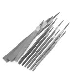 Round 10 Inch T12 Steel 2.85mm Thickness 62-67 Hardness Flat Mill Blunt File