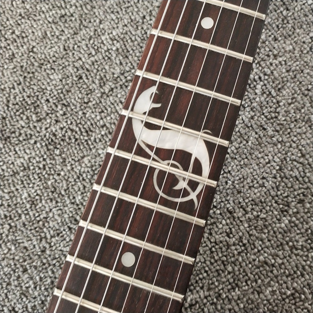 Black JH LTD Snakebyte guitar,James Hetfield Signature Guitar,Rosewood Fretboard