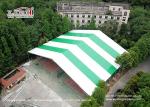 Customized Clear Span PVC Sports Shelter Tent For Indoor Tennis Court